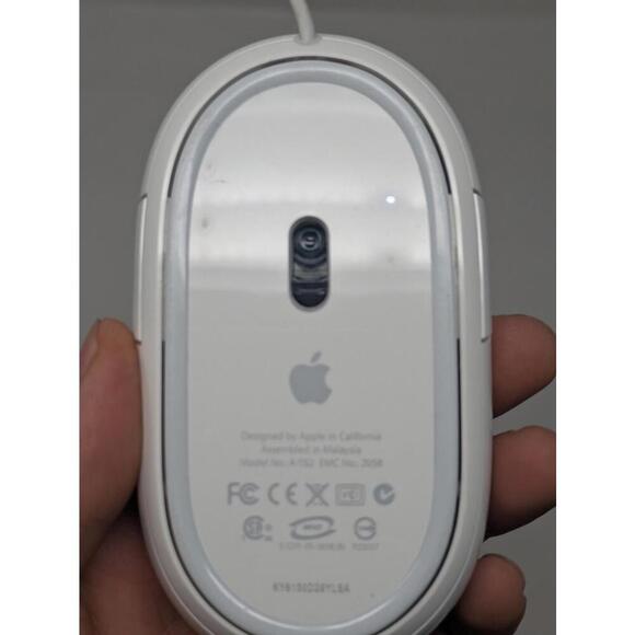 OEM APPLE A1152 Mouse USB WHITE Genuine Wired - Excellent Condition - Picture 2 of 4